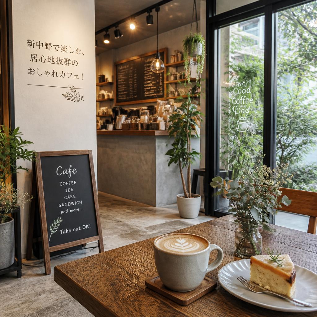 新中野で楽しむ、居心地抜群のおしゃれカフェ！